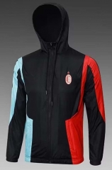 2024-2025 AC Milan Black Thailand Trench Coats With Hat-8268