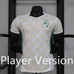 Player Version 2025-2026 Cote d'Ivoire Away Beige Thailand Soccer Jersey AAA-888