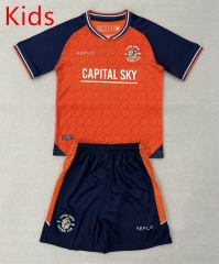 25-26 Luton Town Home Orange Kids/Youth Soccer Uniform-AY