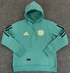 Player Version Celtic Green Thailand Soccer Tracksuit Top With Hat-LH