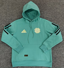 Player Version Celtic Green Thailand Soccer Tracksuit Top With Hat-LH