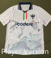 (S-4XL) Player Version 2025-2026 Monterrey White Thailand Soccer Jersey AAA-912