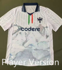 (S-4XL) Player Version 2025-2026 Monterrey White Thailand Soccer Jersey AAA-912