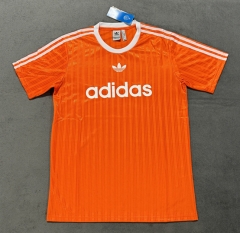 (S-4XL) Adidas Orange Casual T-shirt-4506