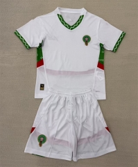 2025-2026 Morocco Away White Soccer Uniform-AY
