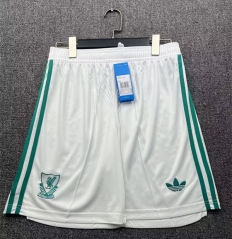 2025-2026 Liverpool 2nd Away White Thailand Soccer Shorts