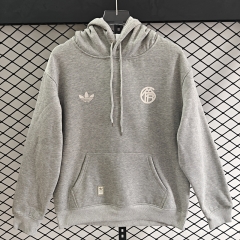 Player Version 25-26 Bayern München Gray Thailand Soccer Tracksuit Top With Hat-LH