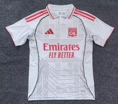 25-26 Olympique Lyonnais 2nd Away White Thailand Soccer Jersey AAA-9070