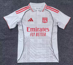 25-26 Olympique Lyonnais 2nd Away White Thailand Soccer Jersey AAA-9070