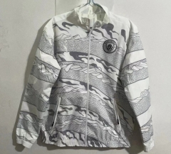 ( S-3XL) 2024-2025 Special Version Manchester City White Double-Sided Wear Thailand Trench Coats-0255
