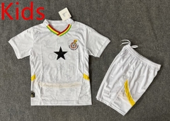 2025-2026 Ghana Home White Kids/Youth Soccer Uniform-6748