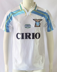 Retro Version 99-00 100th Anniversary Lazio White Thailand Soccer Jersey AAA-503