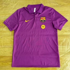 (S-4XL) 2025-2026 Barcelona Purple Thailand Polo Shirt-9070