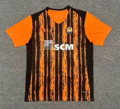 (S-4XL) 25-26 Shakhtar Donetsk Home Orange&Black Thailand Soccer Jersey AAA-512