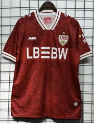 (S-4XL) 25-26 VfB Stuttgart Away Red Thailand Soccer Jersey AAA-GB