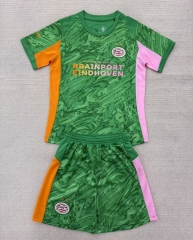 25-26 PSV Eindhoven Goalkeeper Green Soccer Uniform-AY
