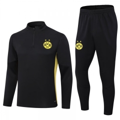 2024-2025 Borussia Dortmund Black Thailand Soccer Tracksuit -411