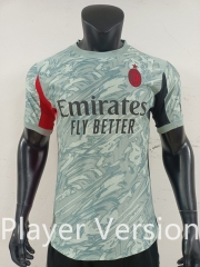 Player Version 2025-2026 AC Milan Away Light Blue Thailand Soccer Jersey AAA-0871