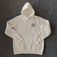 2024-2025 SE Palmeiras White Thailand Soccer Tracksuit With Hat-LH
