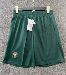 2025-2026 Portugal Home Green Thailand Soccer Shorts