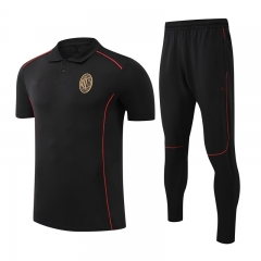 2025-2026 AC Milan Black  Thailand Polo Uniform-4627