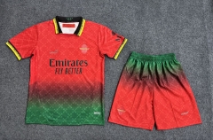 2025-2026 AC Milan 4th Away Red&Green Soccer Uniform-718