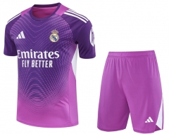 2025-2026 Real Madrid Goalkeeper Purple Thailand Soccer Uniform-418