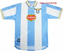 Retro Version 1999-2000 Lazio Home Blue&White Thailand Soccer Jersey AAA-811