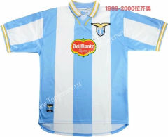 Retro Version 1999-2000 Lazio Home Blue&White Thailand Soccer Jersey AAA-811
