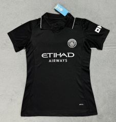 2025-2026 Manchester City Away Black Thailand Female Soccer Jersey AAA-4506