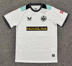 (S-4XL) 25-26 1. FC Kaiserslautern Away White Thailand Soccer Jersey AAA-512
