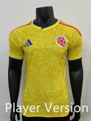 Player Version 25-26 Colombia Home Yellow Thailand Soccer Jersey-6905