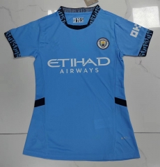 2024-2025 Manchester City Home Blue Women Thailand Soccer Jersey AAA-708