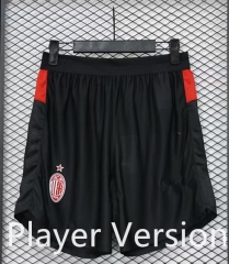 Player Version 25-26 AC Milan Black Thailand Soccer Shorts-888