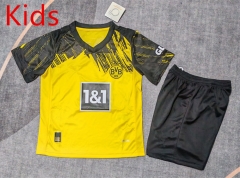 2025-2026 Borussia Dortmund  Home Yellow Kids/Youth Soccer Uniform-9484