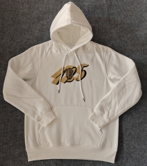125th Anniversary AC Milan White Thailand Soccer Tracksuit Top With Hat-LH