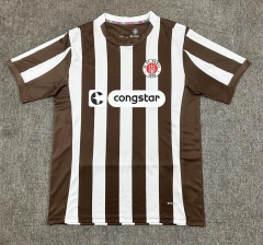 25-26 FC St. Pauli Home Brown&White Thailand Soccer Jersey AAA-417