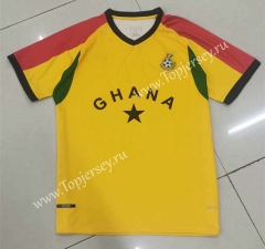 Retro Version Ghana Yellow Thailand Soccer Jersey AAA-2851