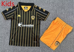 25-26 Hull City AFC Away Black Kids/Youth Soccer Uniform-7809