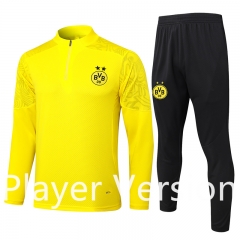 Player Version 2024-2025 Borussia Dortmund Yellow Thailand Soccer Tracksuit -815
