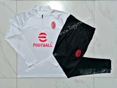 2023-2024 AC Milan White Thailand Soccer Tracksuit-815