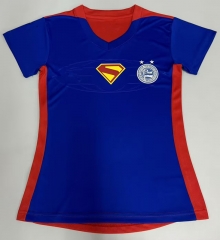 （S-4XL）2025-2026 Superman Version Bahia Blue&Red Thailand Women Soccer Jersey AAA-5668