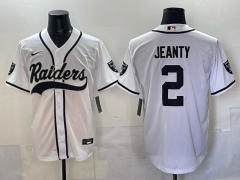 Joint Version Las Vegas Raiders 3 Generations White #2 NFL Jersey-0840