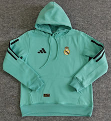 Player Version Real Madrid Home Green Thailand Soccer Tracksuit Top With Hat-LH
