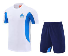2025-2026 Olympique de Marseille White  Thailand Soccer Uniform-4627