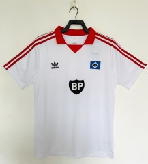 Retro Version 80-81 Hamburger SV Away White Thailand Soccer Jersey AAA-811