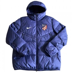 Atletico Madrid Blue Cotton Coat With Hat-1836