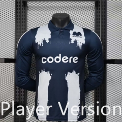 Player Version 25-26 Monterrey Blue&White LS Thailand Soccer Jersey AAA-888