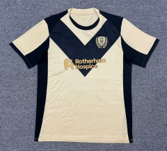 (S-4XL) 25-26 Rotherham United F.C. Away Yellow Thailand Soccer Jersey AAA-512