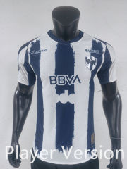 Player Version 25-26 Monterrey Home White&Blue Thailand Soccer Jersey AAA-0871